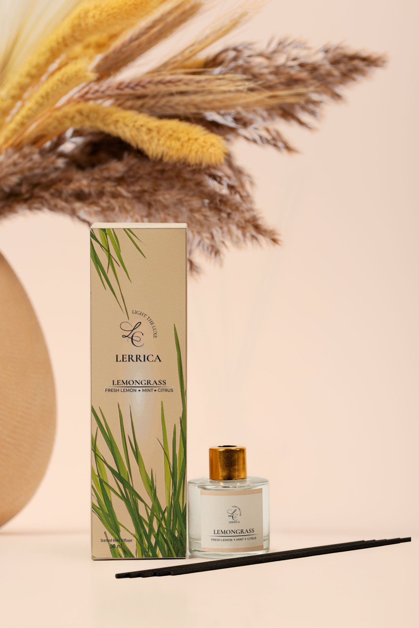 Elegant Reed Diffuser Collection - Lemongrass