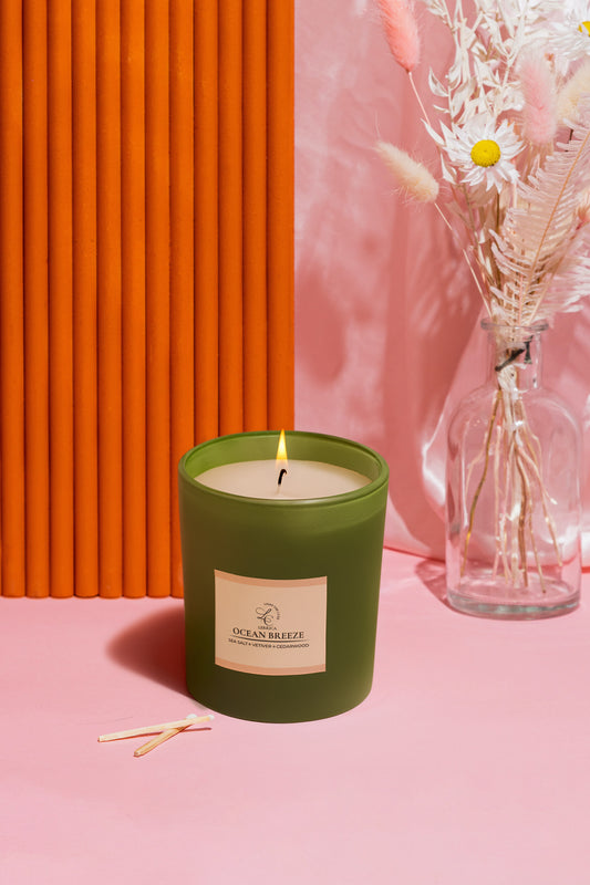 Zenith Matte Jar Candle w/ Metal Lid - Ocean Breeze