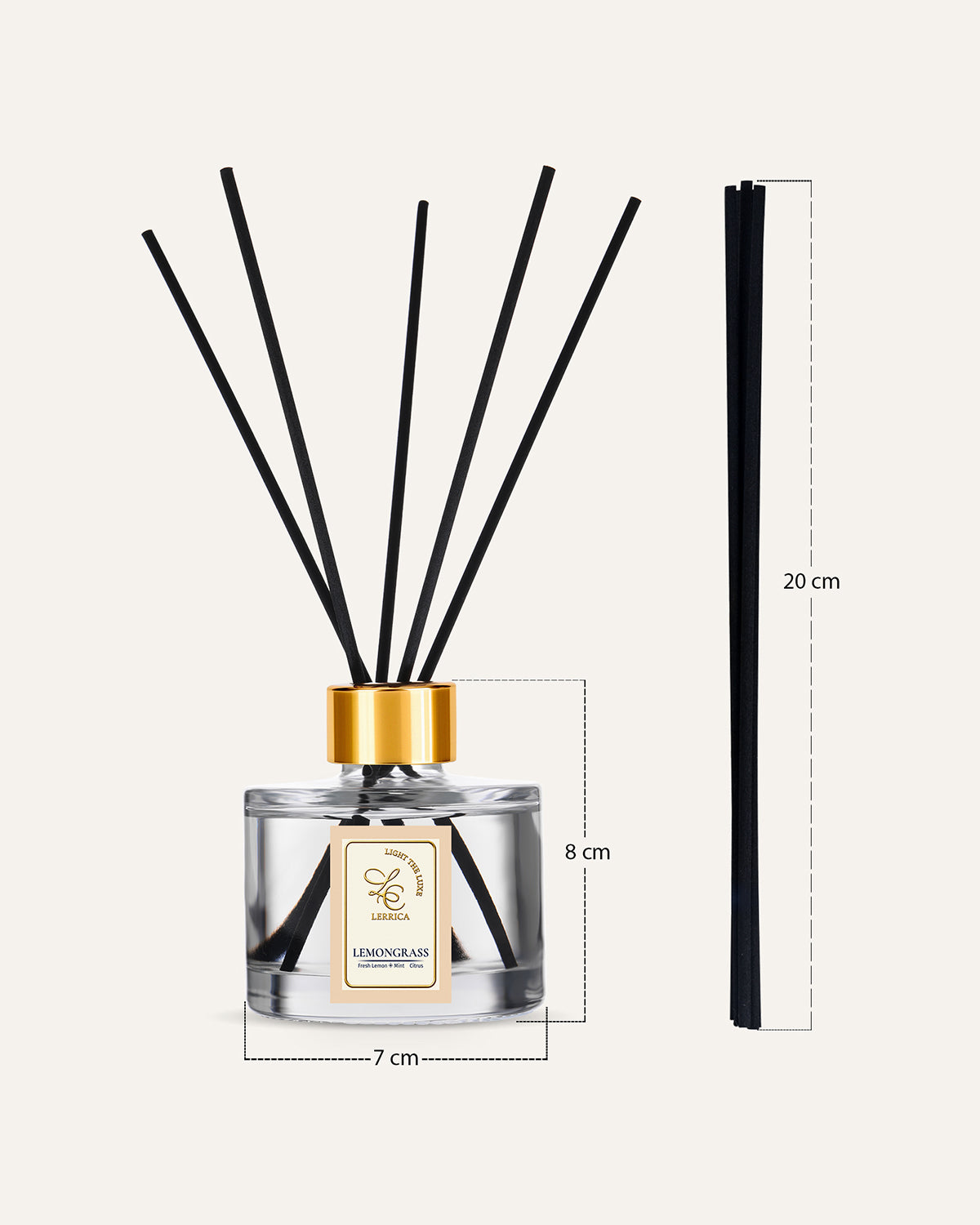 Elegant Reed Diffuser Collection - Lemongrass
