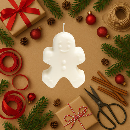 Lerrica Xmas Candle Ginger Man Velvet Cinnamon