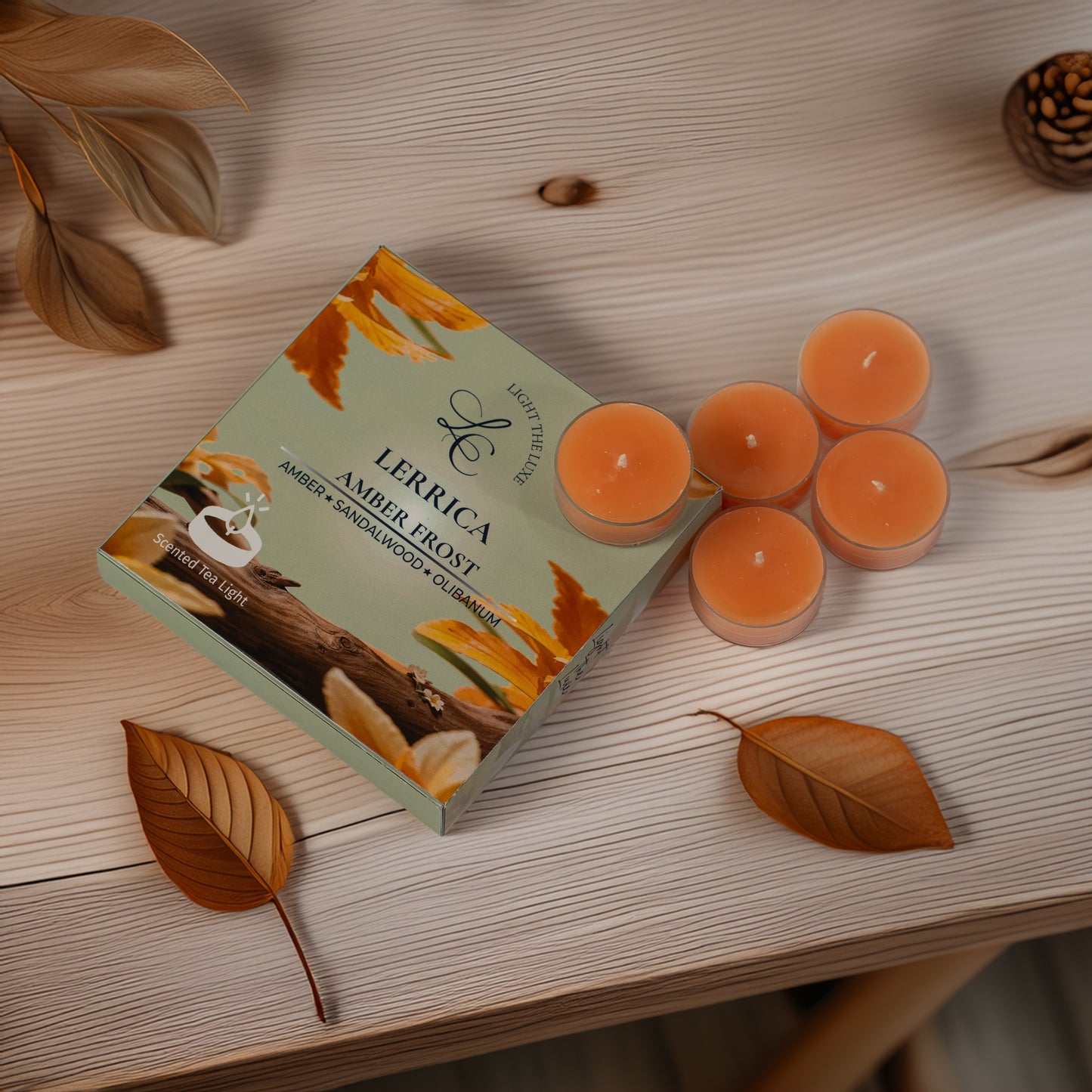 Aromatic Mini Candle Collection - Amber Frost