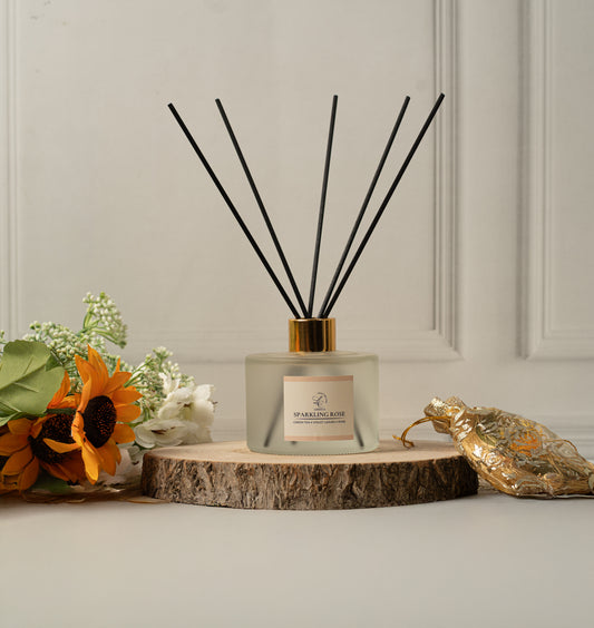 Elegant Reed Diffuser Collection - Sparkling Rose