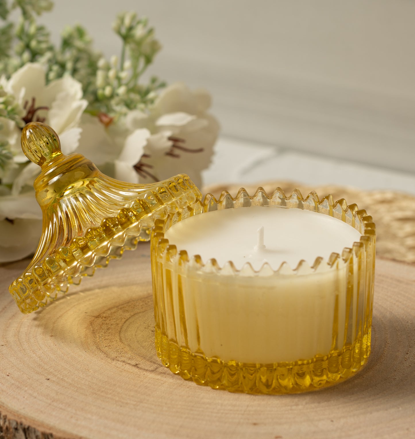 Heirloom Honey Pot Candle Glow - Lemongrass