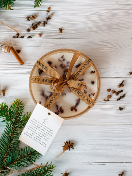 Rose Petal Infusion Bowl Candle - Gold