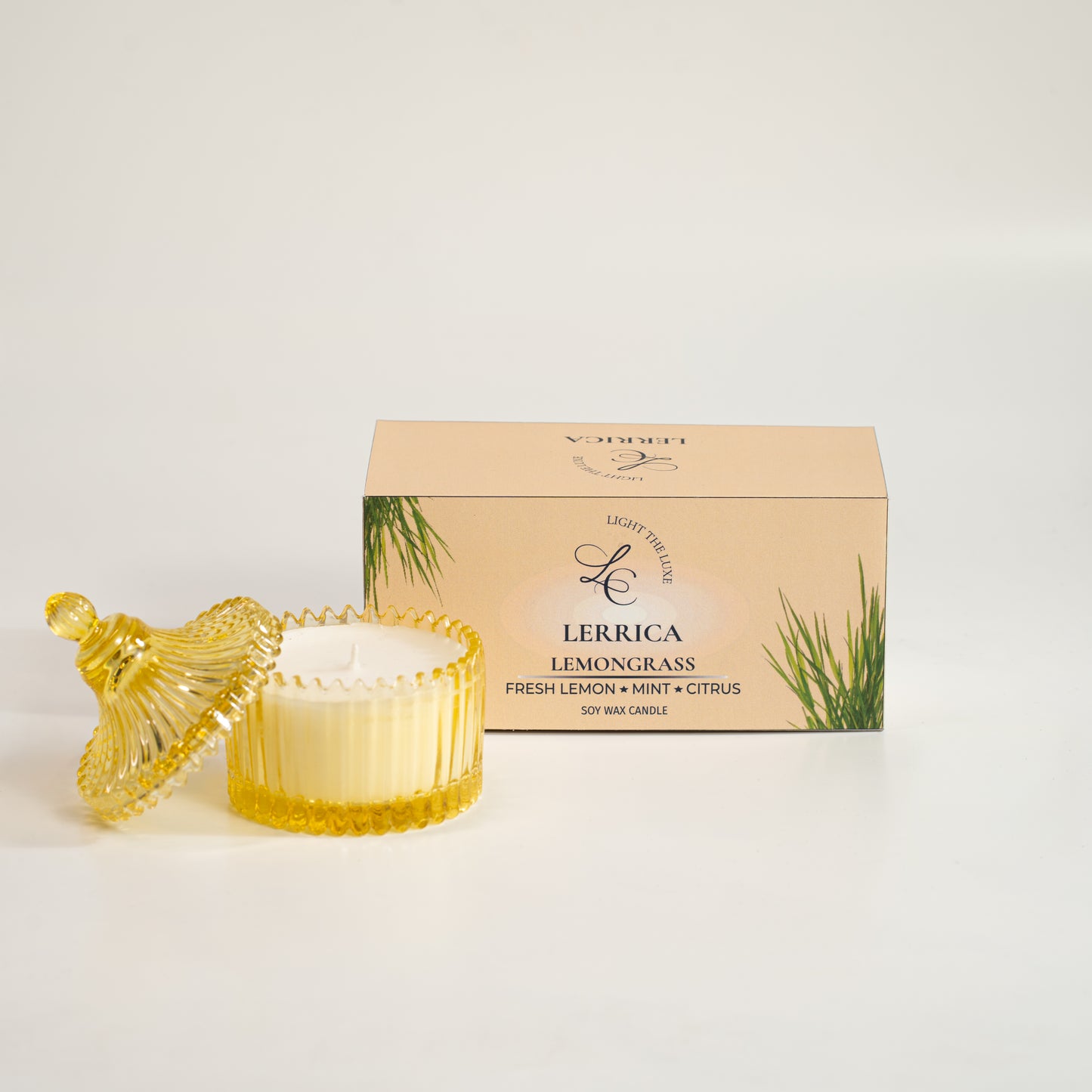 Heirloom Honey Pot Candle Glow - Lemongrass