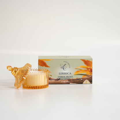 Heirloom Honey Pot Candle Glow - Amber Frost
