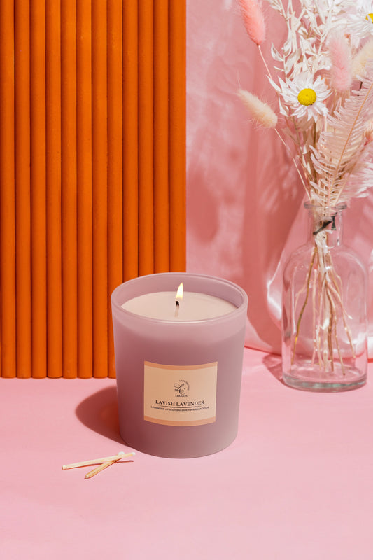 Zenith Matte Jar Candle w/ Metal Lid - Lavish Lavender