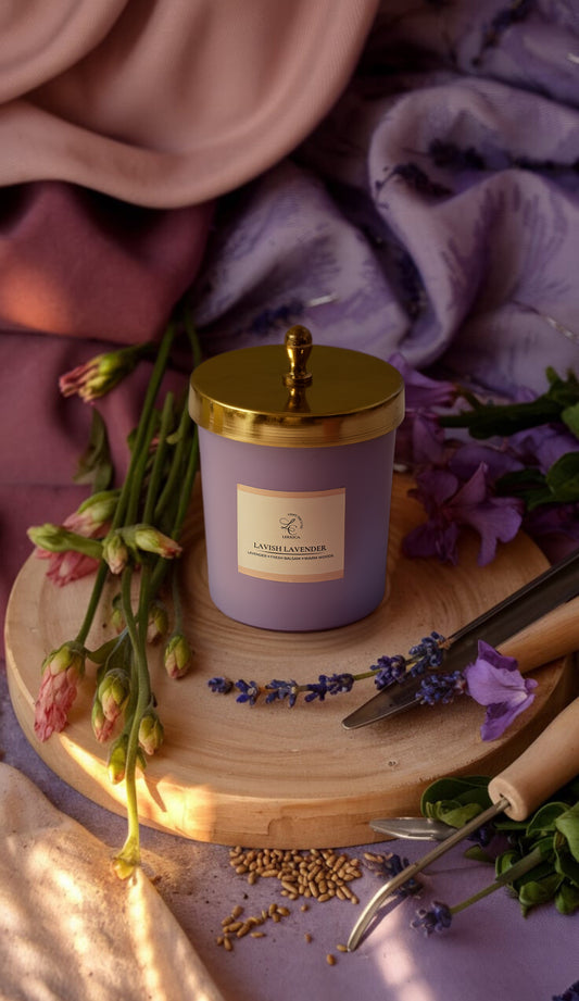 Zenith Matte Jar Candle w/ Metal Lid - Lavish Lavender