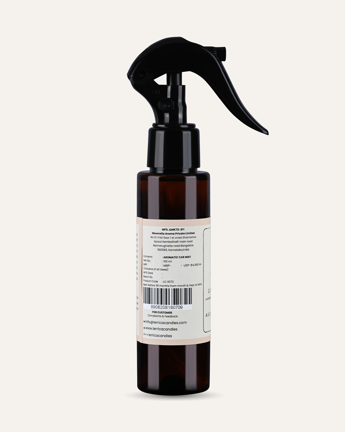 Elegant Car Fragrance Spritzer - Lavish Lavender