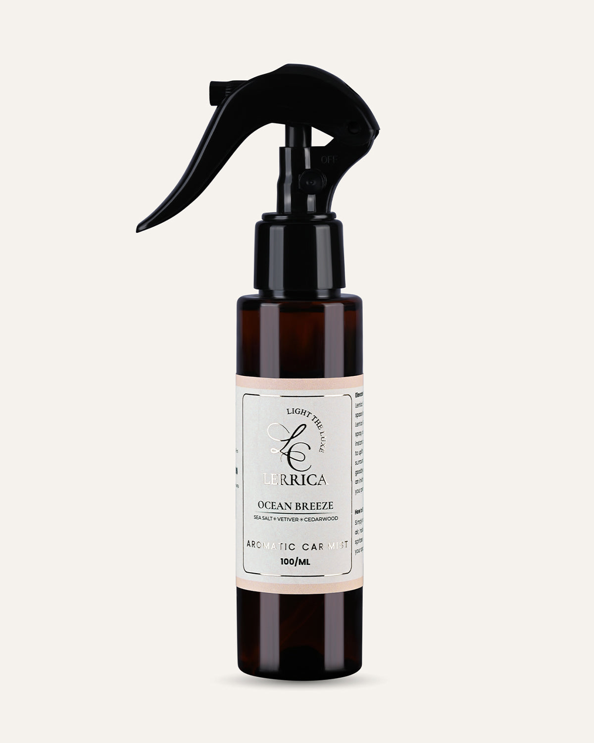 Elegant Car Fragrance Spritzer - Ocean Breeze