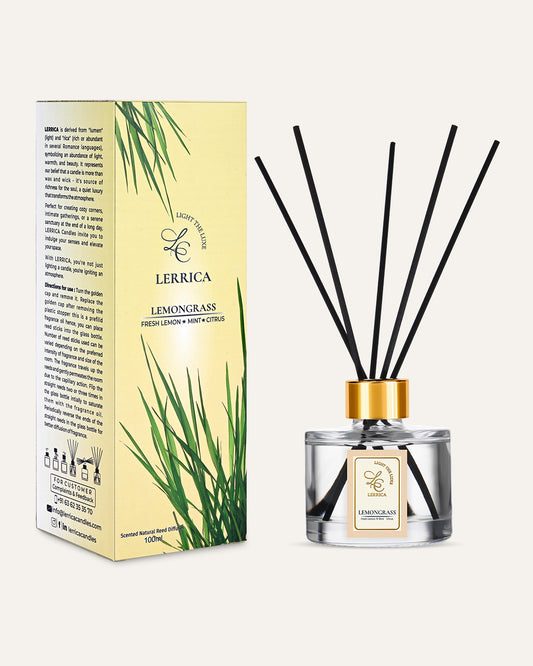 Elegant Reed Diffuser Collection - Lemongrass