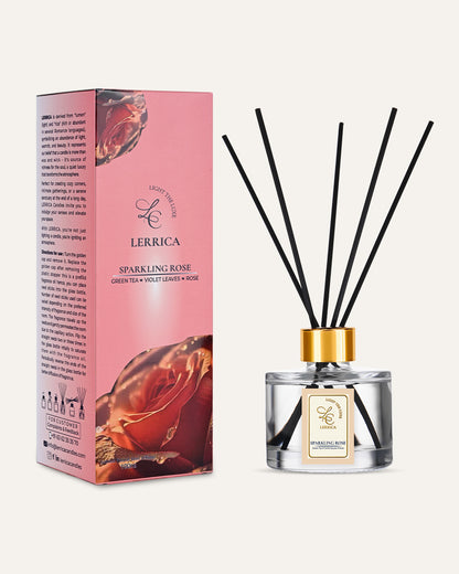 Elegant Reed Diffuser Collection - Sparkling Rose