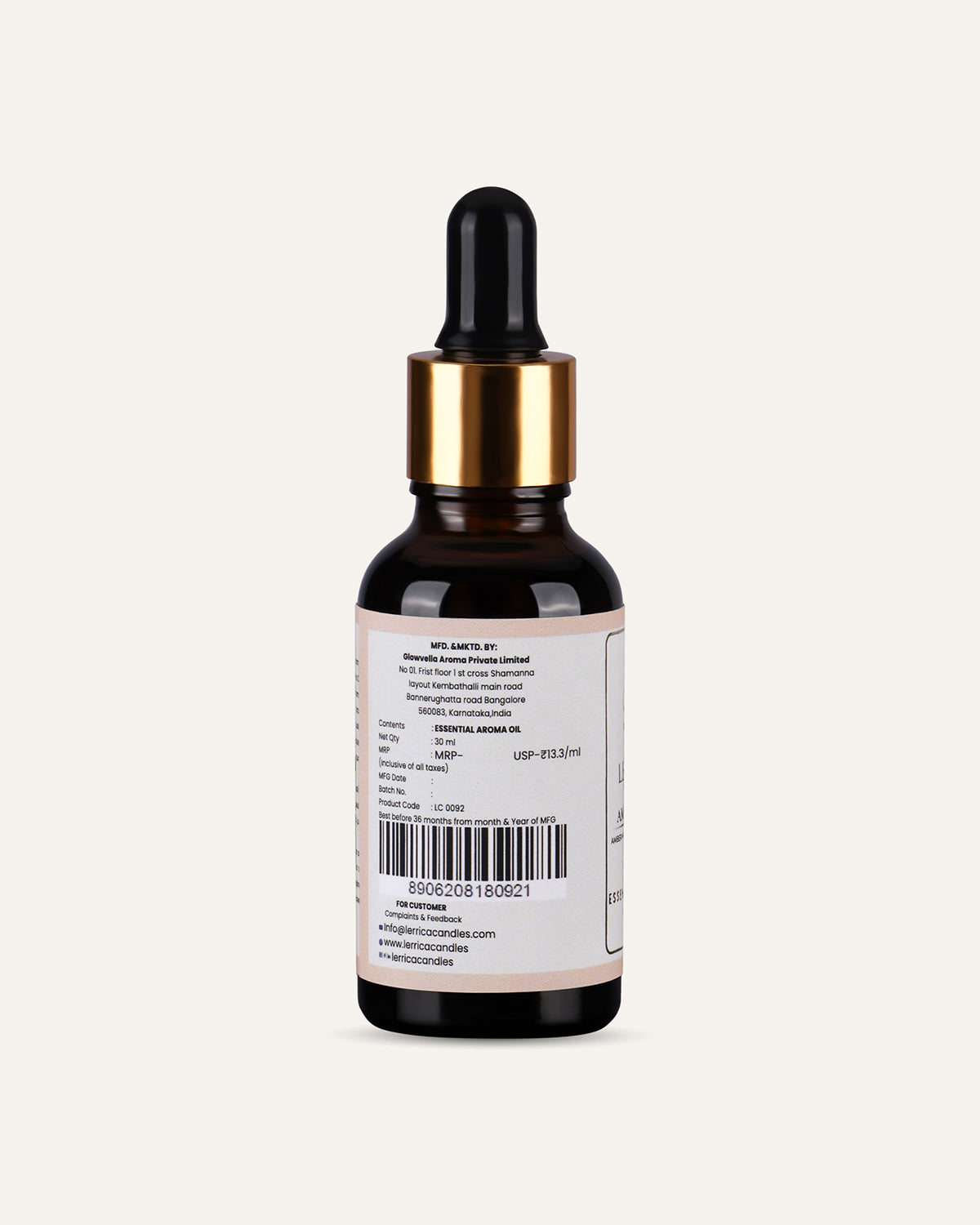 Pure Essential Diffuser Aroma Oil - Amber Frost
